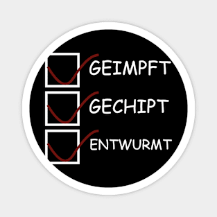 Geimpft Gechipt Entwurmt Checkliste Magnet